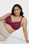 Zivame True Curv Lightly Lined Wired High 3/4Th Coverage Super Support - Beet Red — thumbnail 4